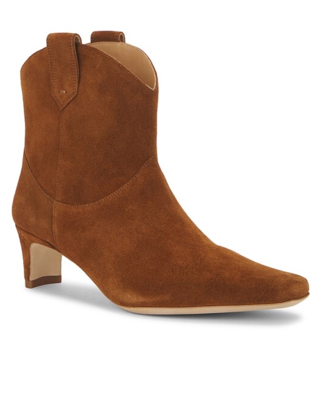 STAUD Western Wally Suede Boots. Size 40. Color: Dune. New without tags.